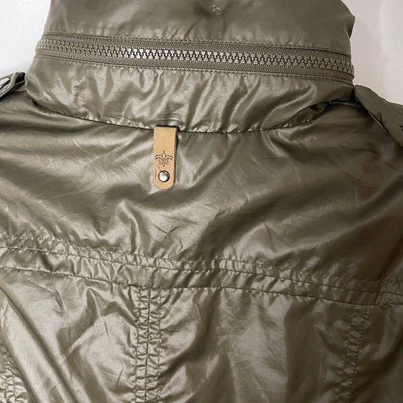 Mackage Perla Army Green Packable Lightweight Hooded Jacket Medium EUC - Picture 5 of 9